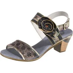 Laura Vita Komfort-Sandalen - Grau/anthrazit