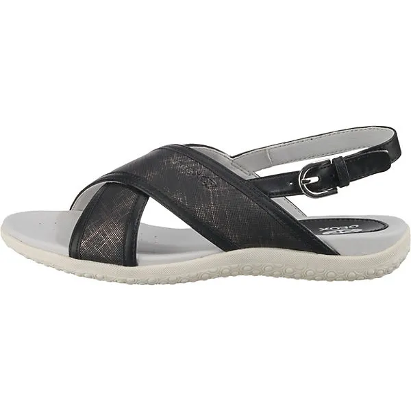 Geox Komfort-Sandalen - Schwarz – Bild 3