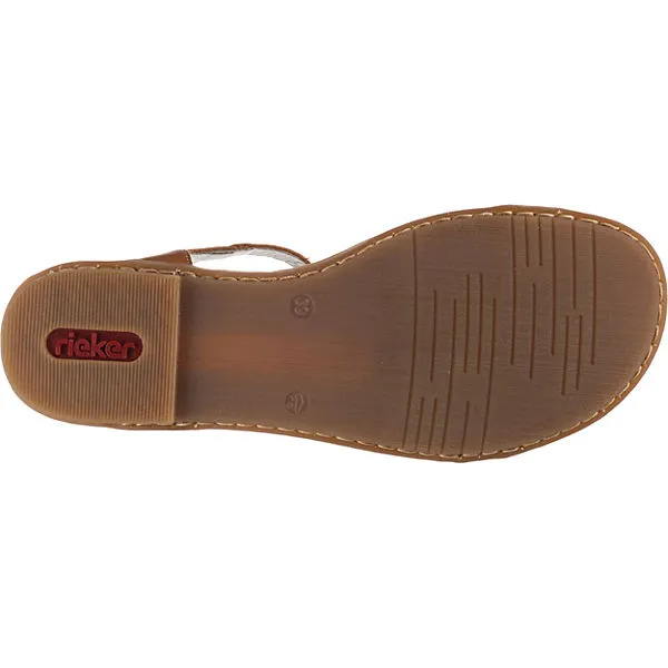 Rieker 10626410 T-Steg-Sandalen - Grau-kombi – Bild 7