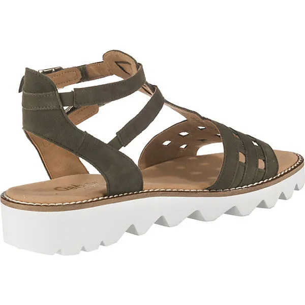 Gabor Riemchensandalen - Grün – Bild 5