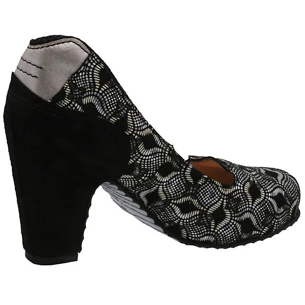 Tiggers® Tiggers Tiggers Jutta 03d Schwarz Silber Kombi Keilpumps - Schwarz-kombi – Bild 4