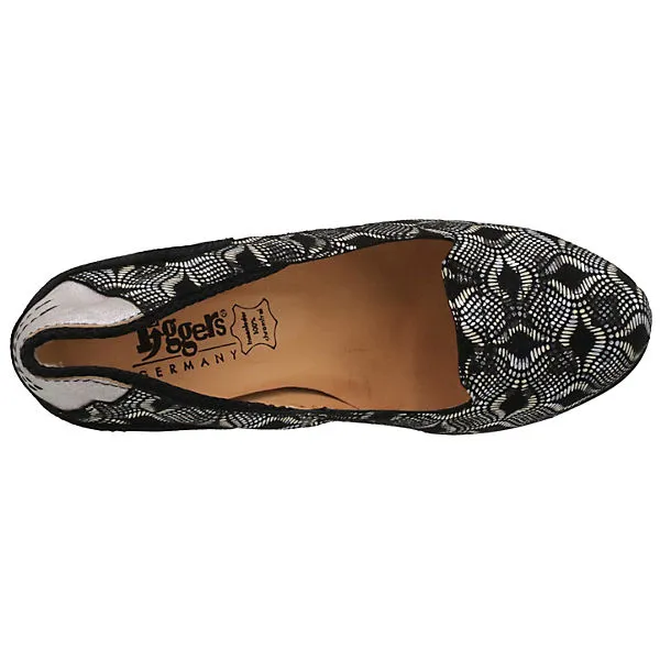 Tiggers® Tiggers Tiggers Jutta 03d Schwarz Silber Kombi Keilpumps - Schwarz-kombi – Bild 5