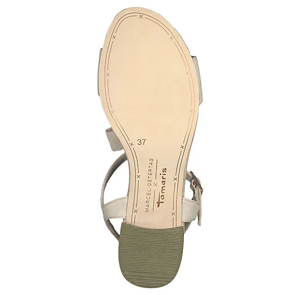 Tamaris 1-28200-22 521 Damen Rose Rosa Sandaletten Heeled Sandal Klassische Sandalen - Rot – Bild 4