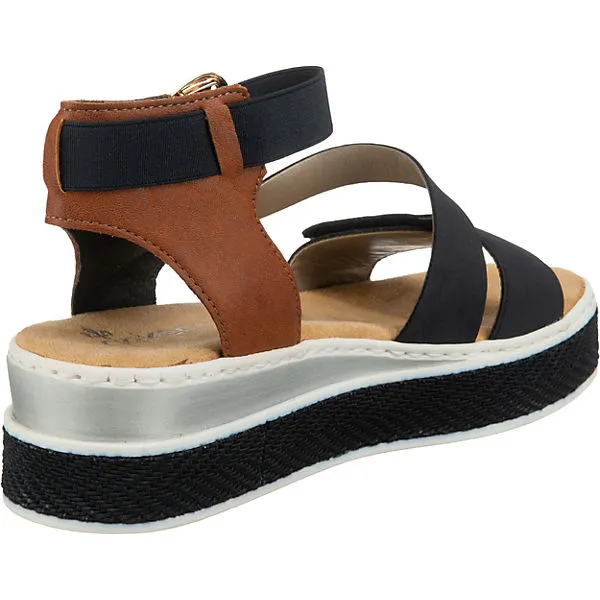 Rieker Klassische Sandalen - Blau – Bild 4