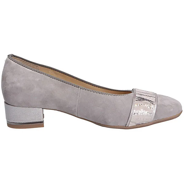 Ara Damen Comfort Slipper Komfort-Pumps - Grau – Bild 5