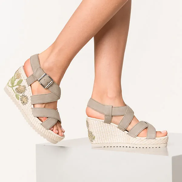 Gabor Keilsandaletten - Beige – Bild 2