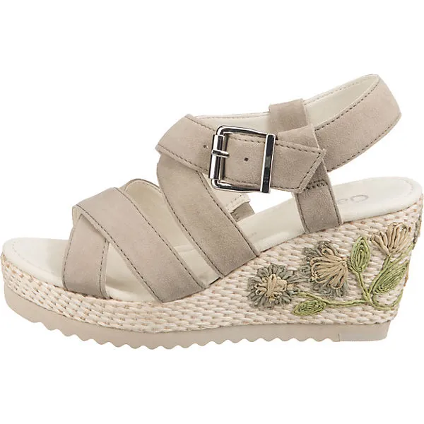 Gabor Keilsandaletten - Beige – Bild 3