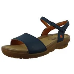 *art 1506 Antibes Damen Leder Sandale Jeans Blau Klassische Sandalen - Blau