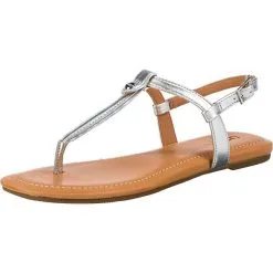 Ugg Madeena T-Steg-Sandalen - Silber