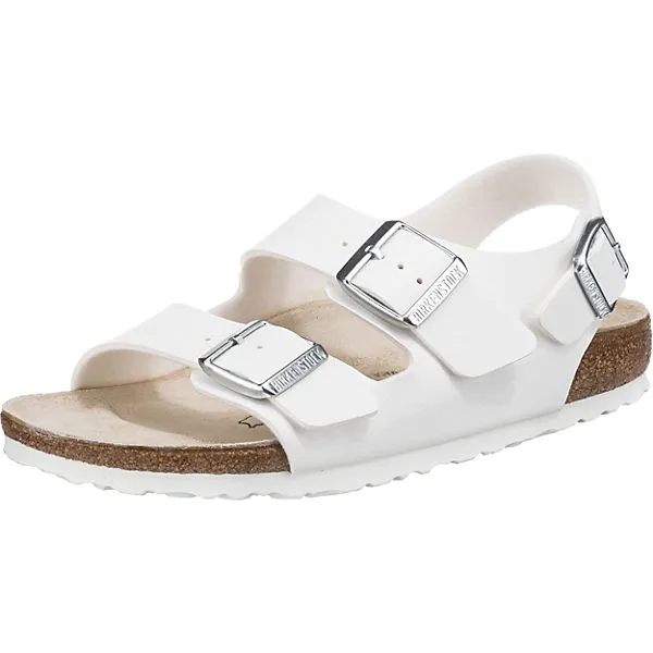Birkenstock Milano Bs Komfort-Sandalen Schmal - Weiß