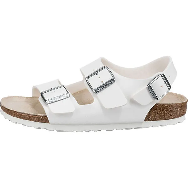 Birkenstock Milano Bs Komfort-Sandalen Schmal - Weiß – Bild 3