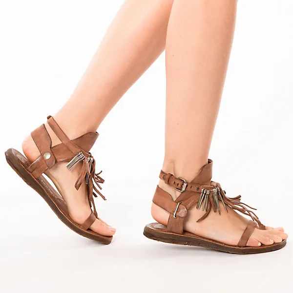 A.S.98 Ramos T-Steg-Sandalen - Cognac – Bild 2