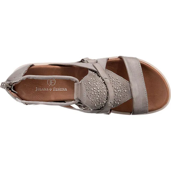 JOLANA & FENENA J&F Urban Riemchensandalen – Bild 6