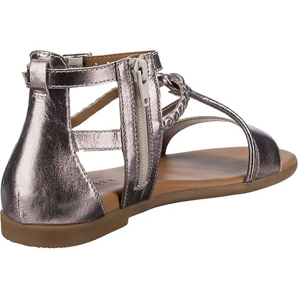 Paul Vesterbro Soft Fashion Leder Riemchensandalen - Braun – Bild 5