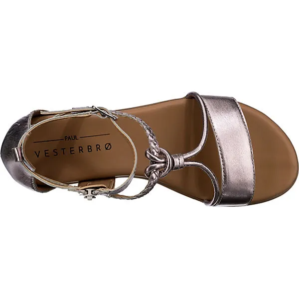 Paul Vesterbro Soft Fashion Leder Riemchensandalen - Braun – Bild 6