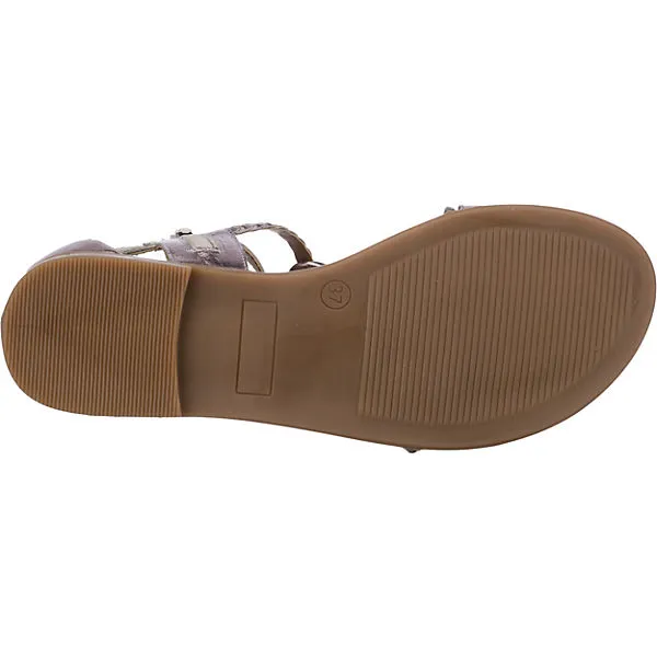 Paul Vesterbro Soft Fashion Leder Riemchensandalen - Braun – Bild 7