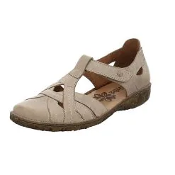 Josef Seibel Damen-Sandale, Flacher Absatz, 0, 0, Klett, Klett, 1164874, Freizeit, Nubuk, Kalt Gefüttert, Beige, Frühjahr/Sommer 2023 Rosalie 29, Beige Klassische Sandalen - Creme