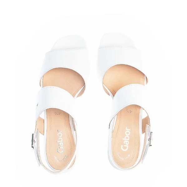 Gabor Riemchensandale Riemchensandalen - Weiß – Bild 3