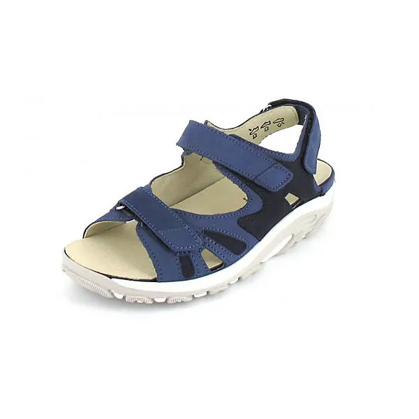 WALDLÄUFER Sandale H-Hanni Komfort-Sandalen - Blau