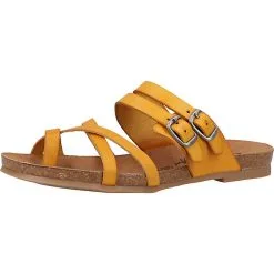 Cosmos Comfort Zehensteg T-Steg-Sandalen - Gelb