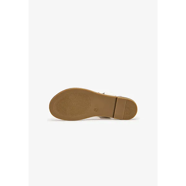 Inuovo Zehensteg T-Steg-Sandalen - Beige – Bild 5