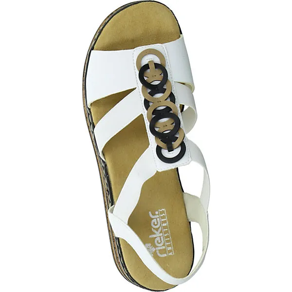 Rieker Riemchensandalen Riemchensandalen - Weinrot – Bild 5