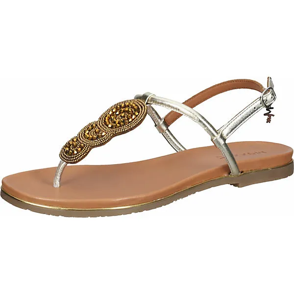 MEXX Zehensteg T-Steg-Sandalen - Gold