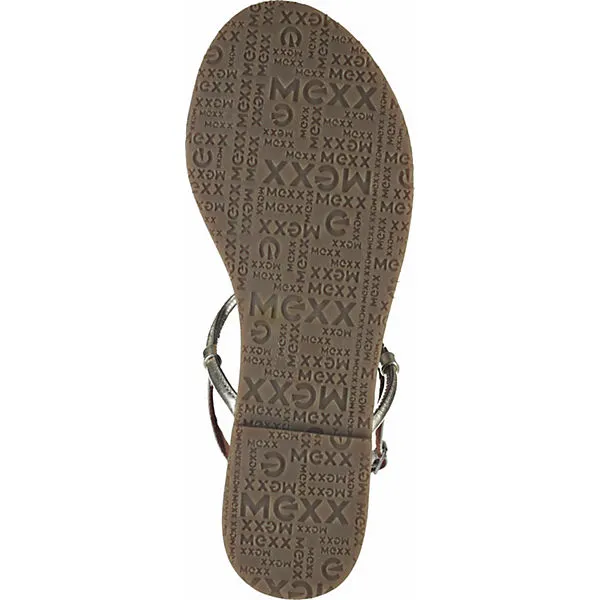 MEXX Zehensteg T-Steg-Sandalen - Gold – Bild 7