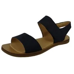 El Naturalista Damen Sandalen Tulip NF30 Blau Ocean Leder Klassische Sandalen - Blau