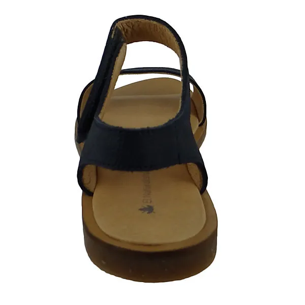 El Naturalista Damen Sandalen Tulip NF30 Blau Ocean Leder Klassische Sandalen - Blau – Bild 4