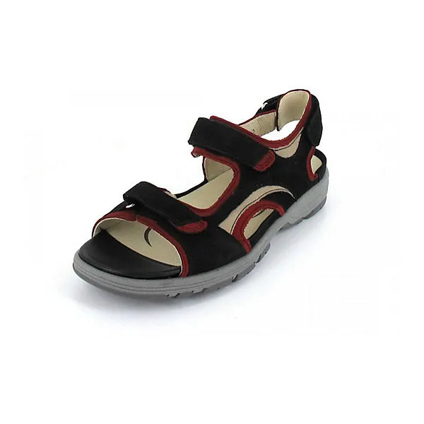 WALDLÄUFER Sandale H-Herki Komfort-Sandalen - Schwarz