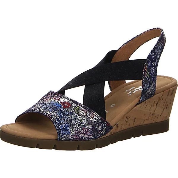 Gabor Sandalette Sandalette Riemchensandalen - Blau