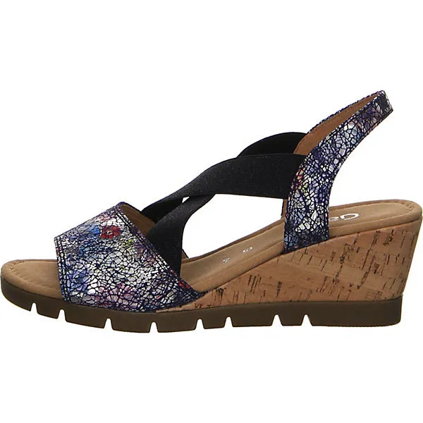 Gabor Sandalette Sandalette Riemchensandalen - Blau – Bild 2