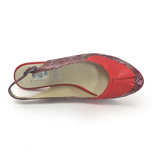 Tiggers® Tiggers Tiggers Lara 15 Rot/phyton Keilpumps - Rot – Bild 5