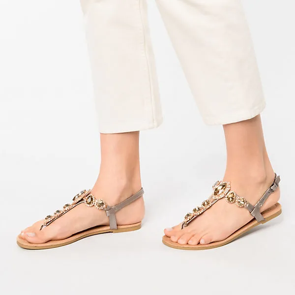 Lynfield High Fashion Bling T-Steg-Sandalen – Bild 2