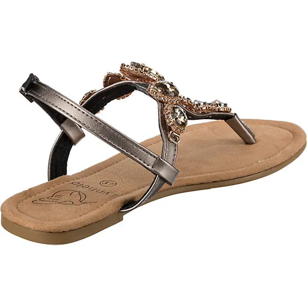 Lynfield High Fashion Bling T-Steg-Sandalen – Bild 5