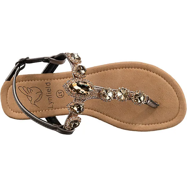 Lynfield High Fashion Bling T-Steg-Sandalen – Bild 6
