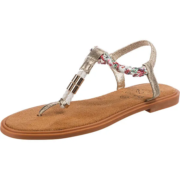 Lynfield City Fashion T-Steg-Sandalen - Gold