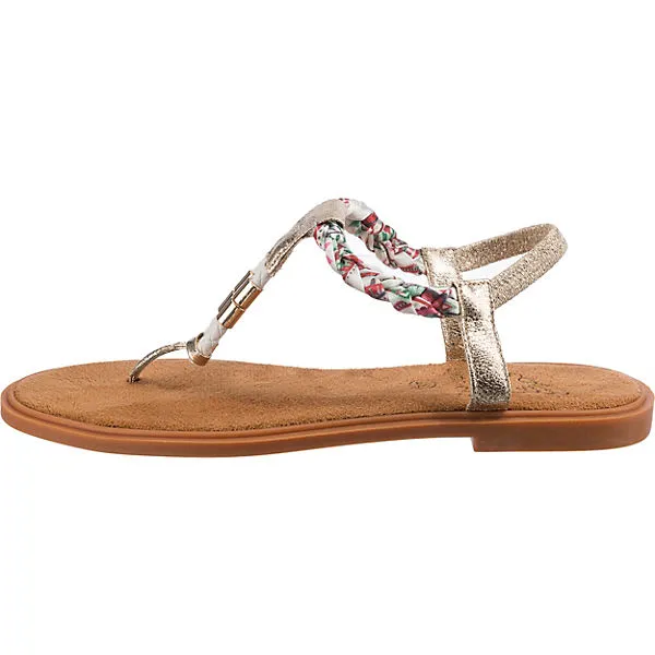 Lynfield City Fashion T-Steg-Sandalen - Gold – Bild 3