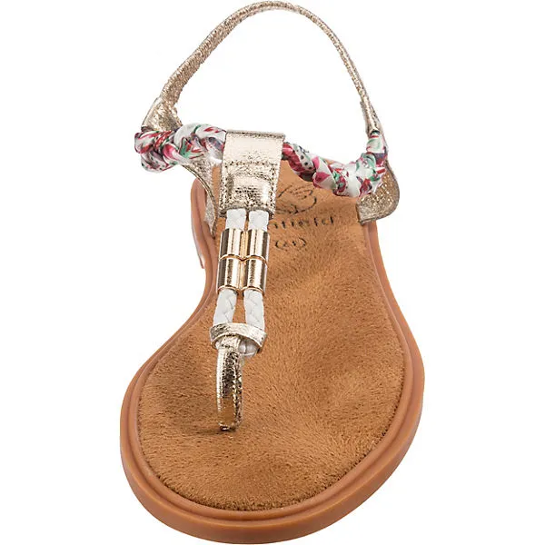 Lynfield City Fashion T-Steg-Sandalen - Gold – Bild 4