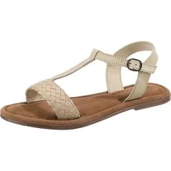 Paul Vesterbro Soft Leder T-Steg-Sandalen - Offwhite