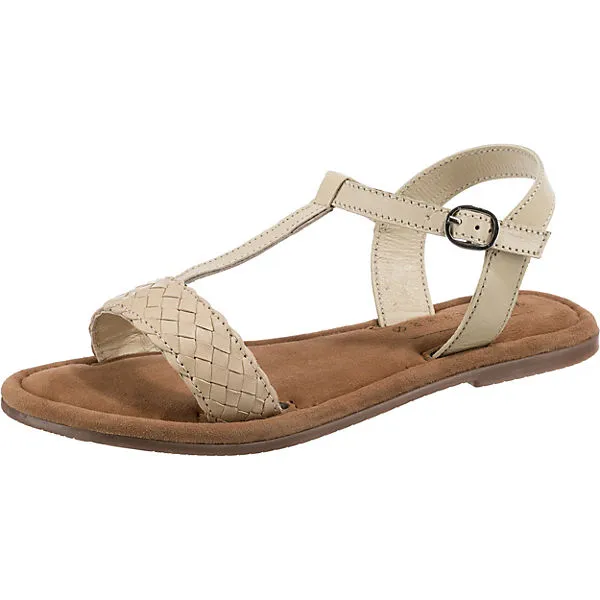 Paul Vesterbro Soft Leder T-Steg-Sandalen - Offwhite