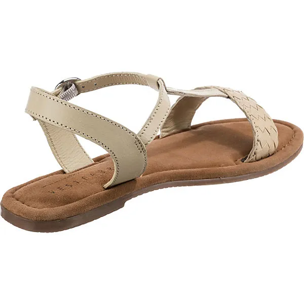 Paul Vesterbro Soft Leder T-Steg-Sandalen - Offwhite – Bild 5