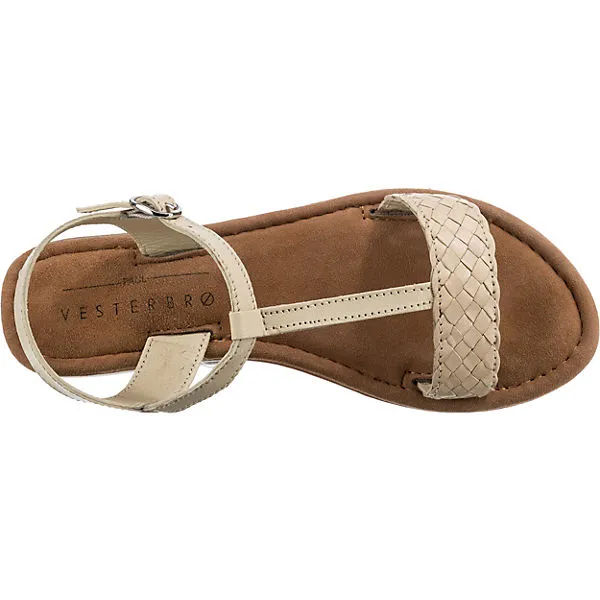 Paul Vesterbro Soft Leder T-Steg-Sandalen - Offwhite – Bild 6