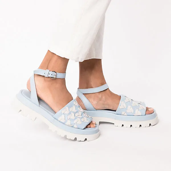 MJUS Klassische Sandalen - Blau-kombi – Bild 2