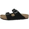 Birkenstock Arizona Nubukleder Normal Sandale Herren Klassische Sandalen - Schwarz