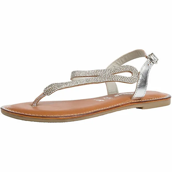 Tamaris Riemchensandalen - Silber