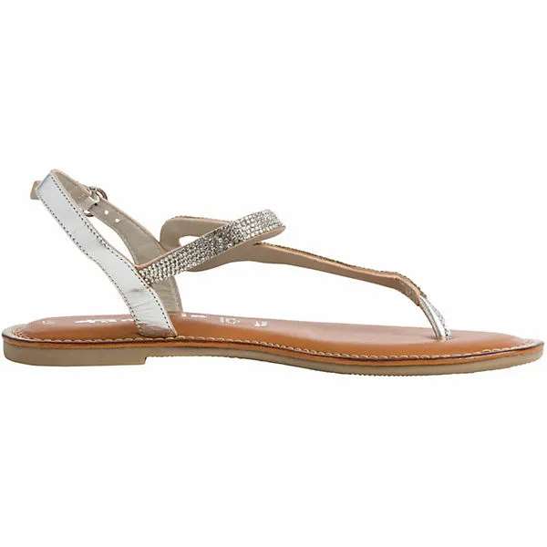 Tamaris Riemchensandalen - Silber – Bild 3