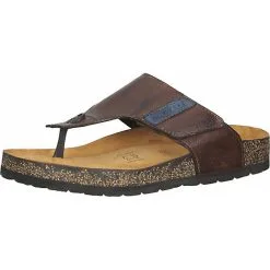 Bugatti Pantoletten T-Steg-Sandalen - Braun