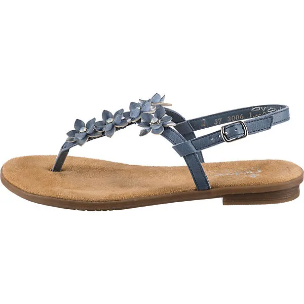 Rieker T-Steg-Sandalen - Blau – Bild 2
